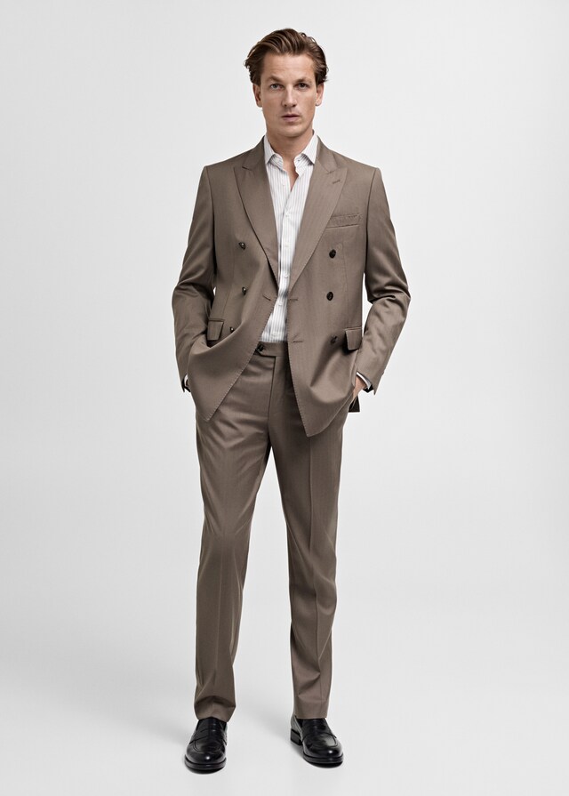 Mango Gestreiftes Oberhemd Aus 100 % Baumwolle