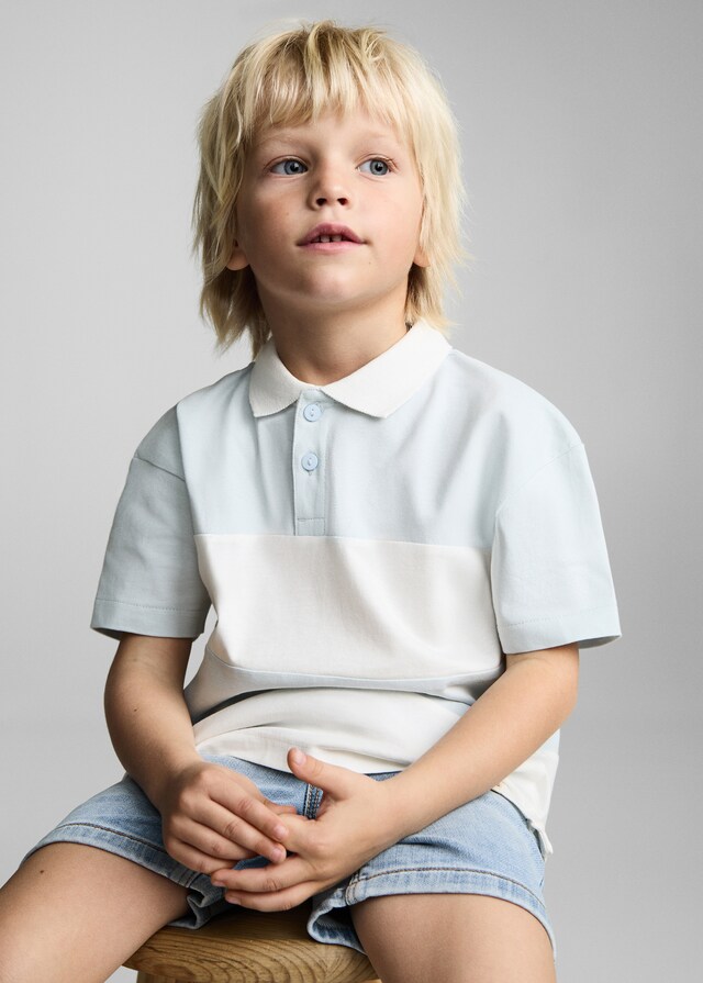 Mango Gestreiftes Polohemd