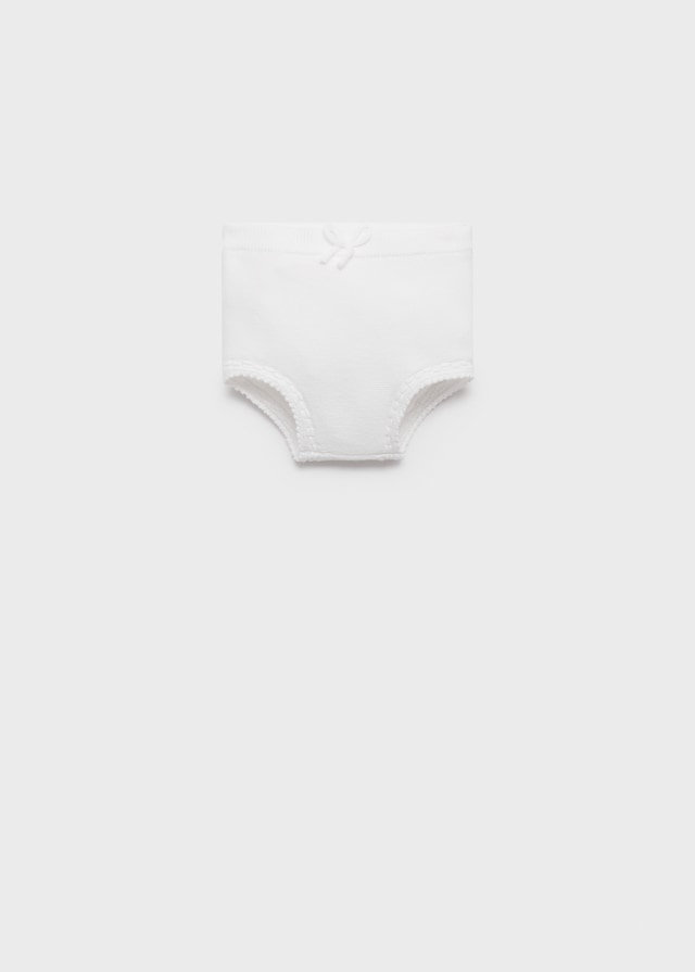 Mango Gestrickte Baumwollshorts