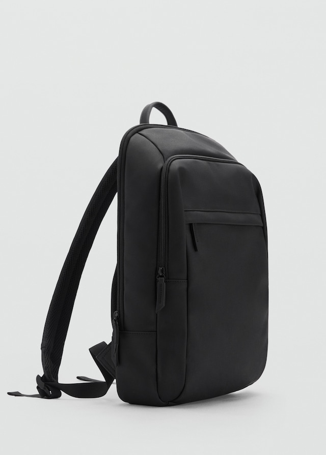 Mango Gummierter Funktionsrucksack
