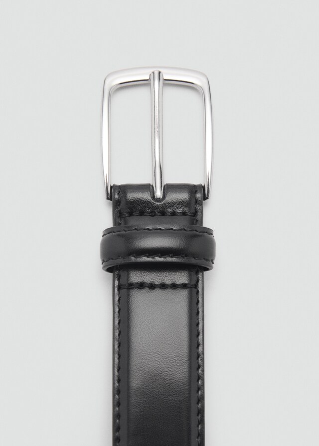 Mango Gürtel Aus Nappaleder