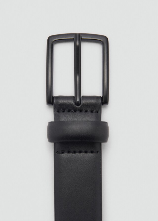 Mango Gürtel Aus Nappaleder