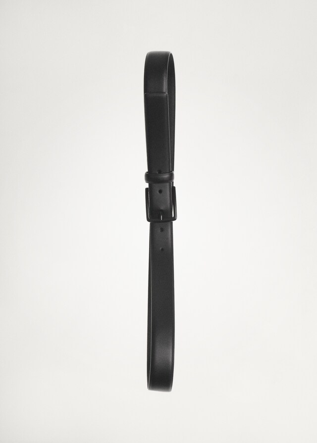 Mango Gürtel Aus Nappaleder