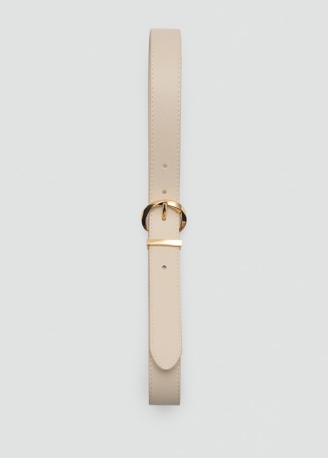 Mango Gürtel Mit Ovalförmiger Schnalle