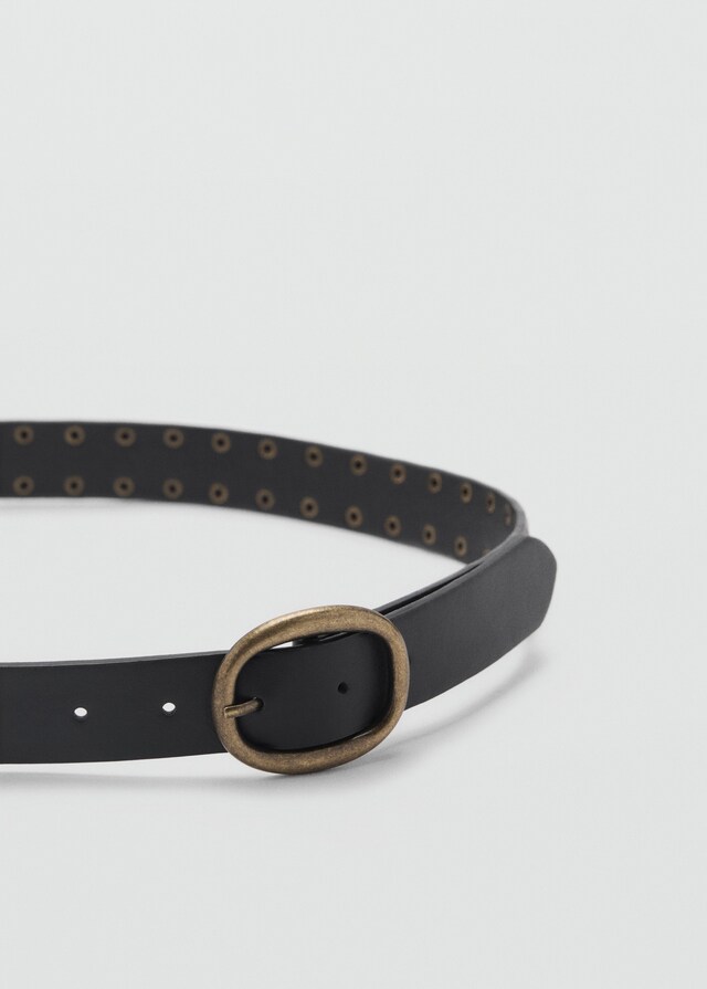 Mango Gürtel mit Ziernieten