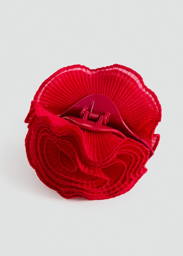 Mango Haarspange Blume Textur