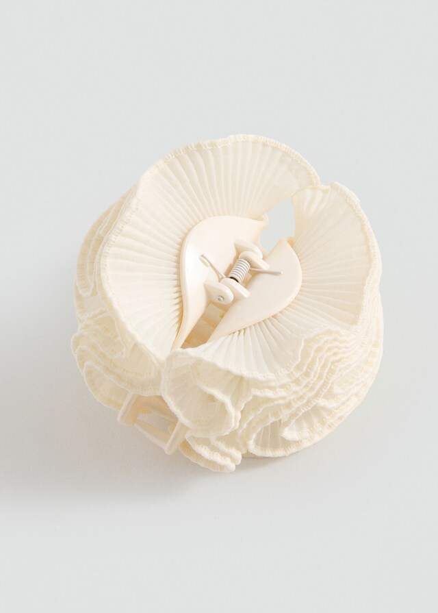 Mango Haarspange Blume Textur