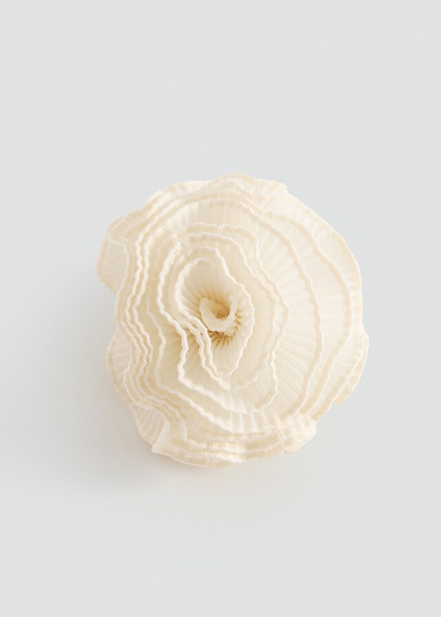 Mango Haarspange Blume Textur