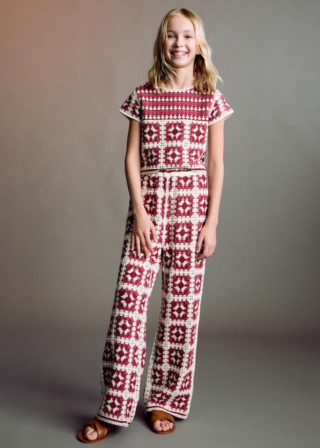 Mango Häkel-Top In Cropped-Länge