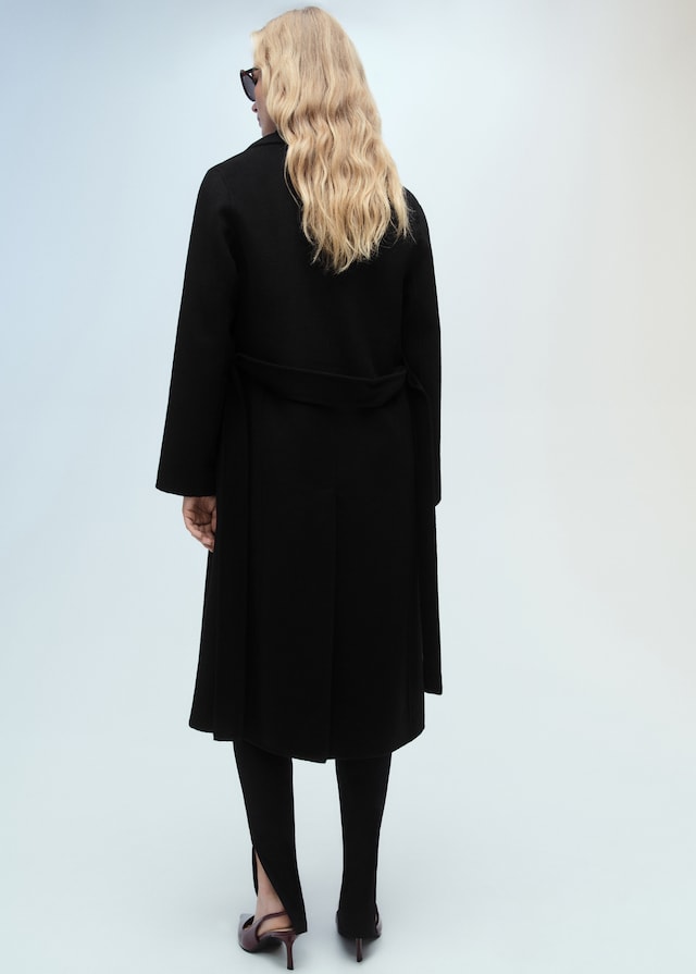 Mango Handmade Mantel Mit Gürtel