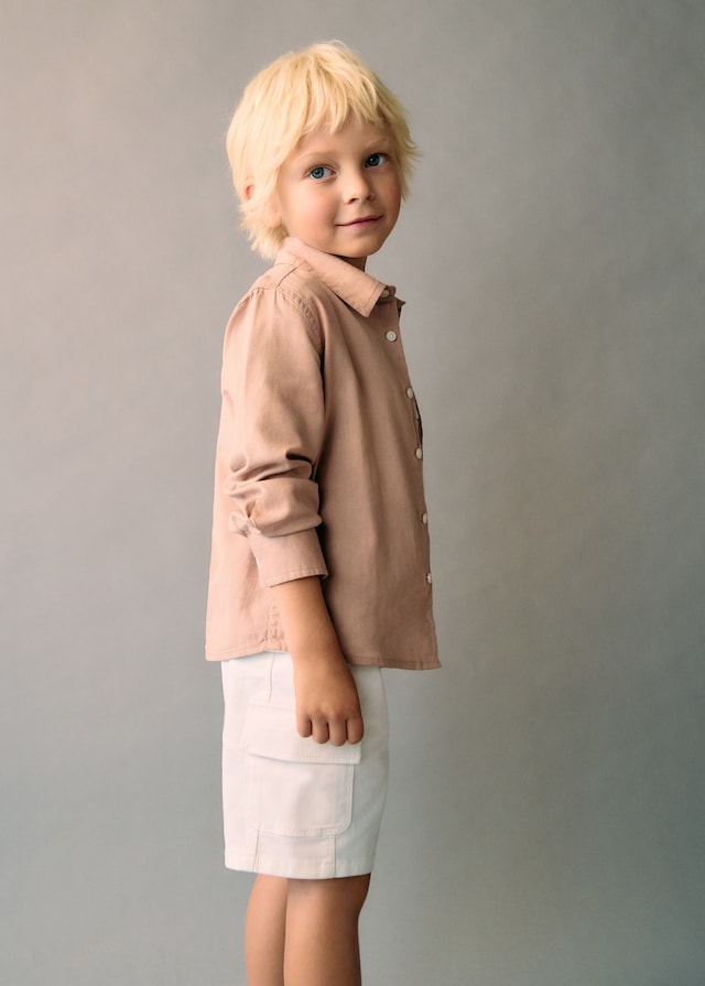 Mango Hemd Aus Baumwolle Mit Leinen