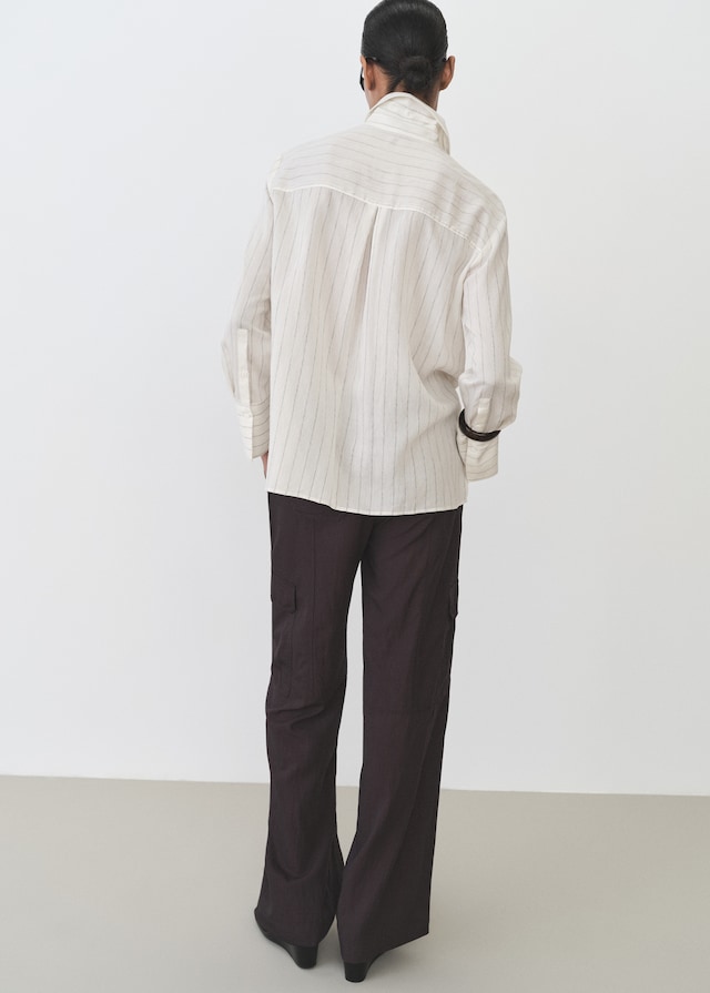 Mango Hemd Mit Streifenprint