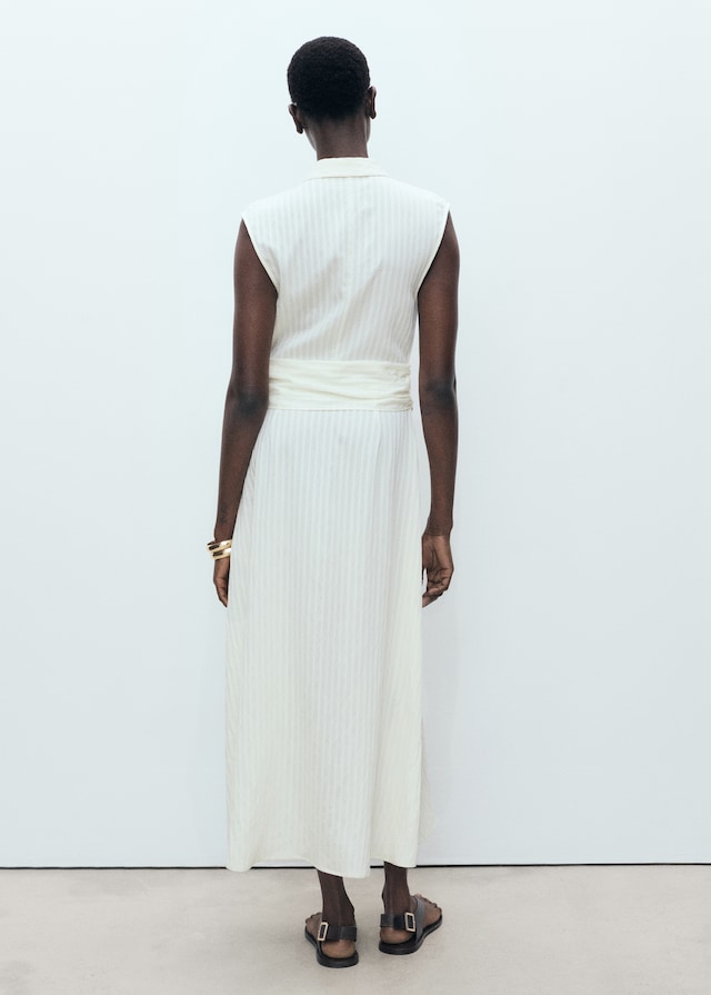 Mango Hemdkleid Mit Taillenband