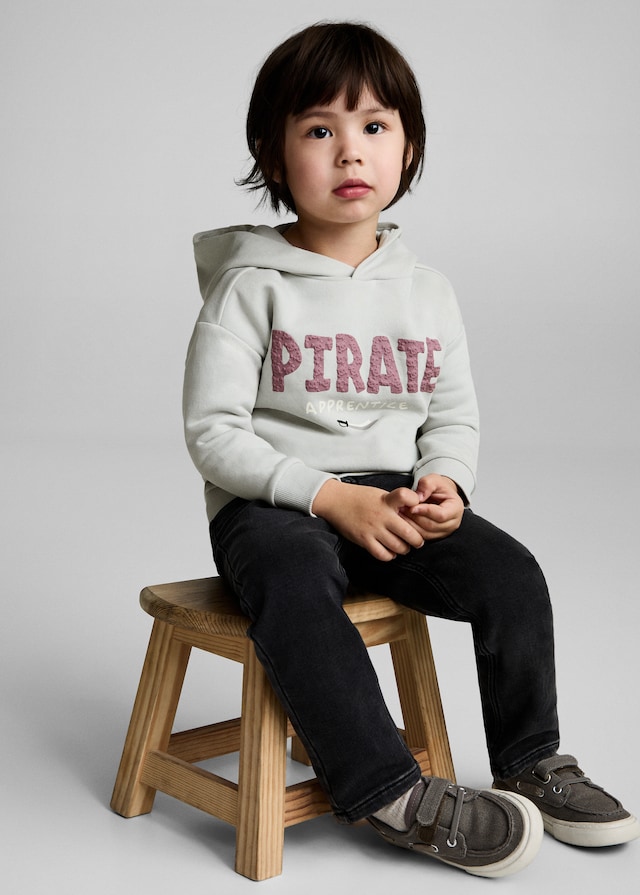 Mango Hoodie Mit Schriftzug