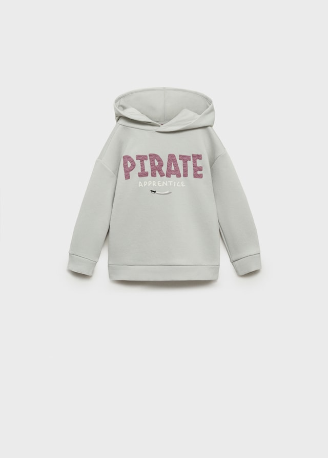 Mango Hoodie Mit Schriftzug