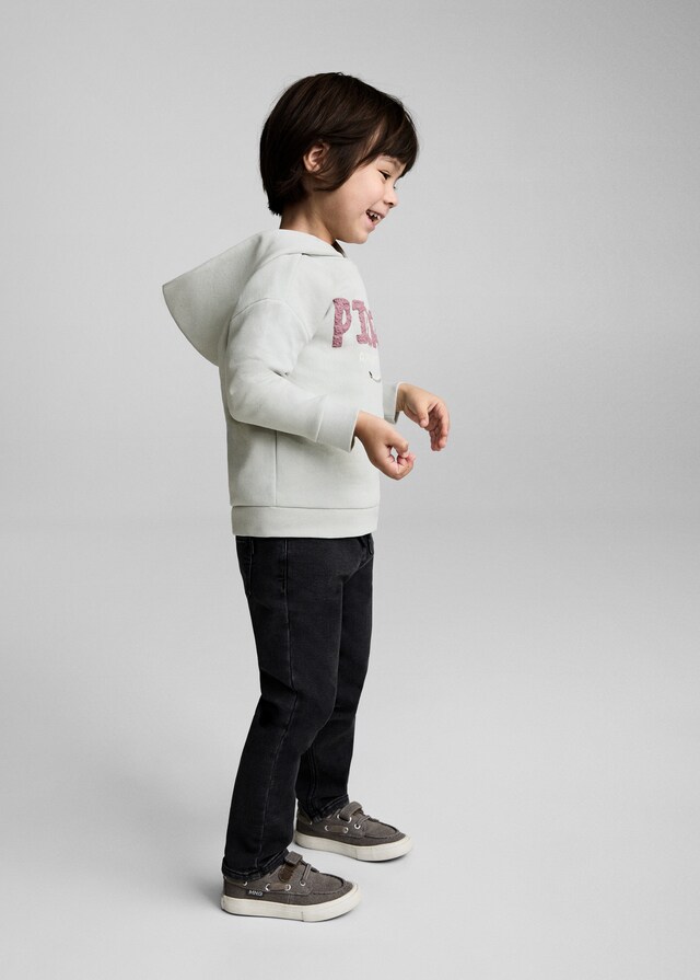 Mango Hoodie mit Schriftzug