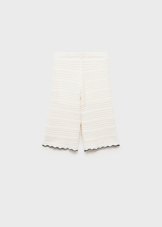 Mango Hose Mit Lochmuster