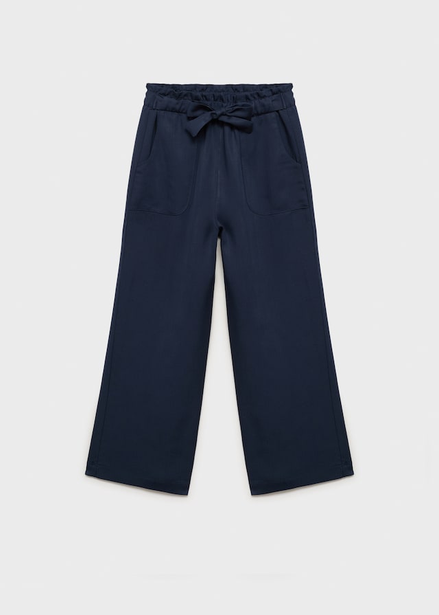 Mango Hose Mit Schleifengürtel