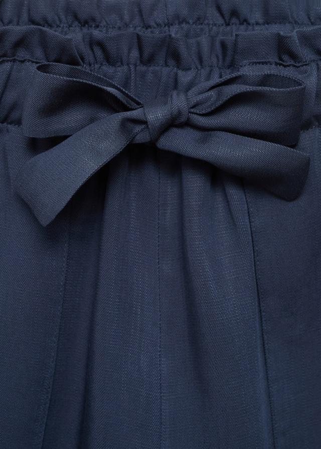 Mango Hose Mit Schleifengürtel