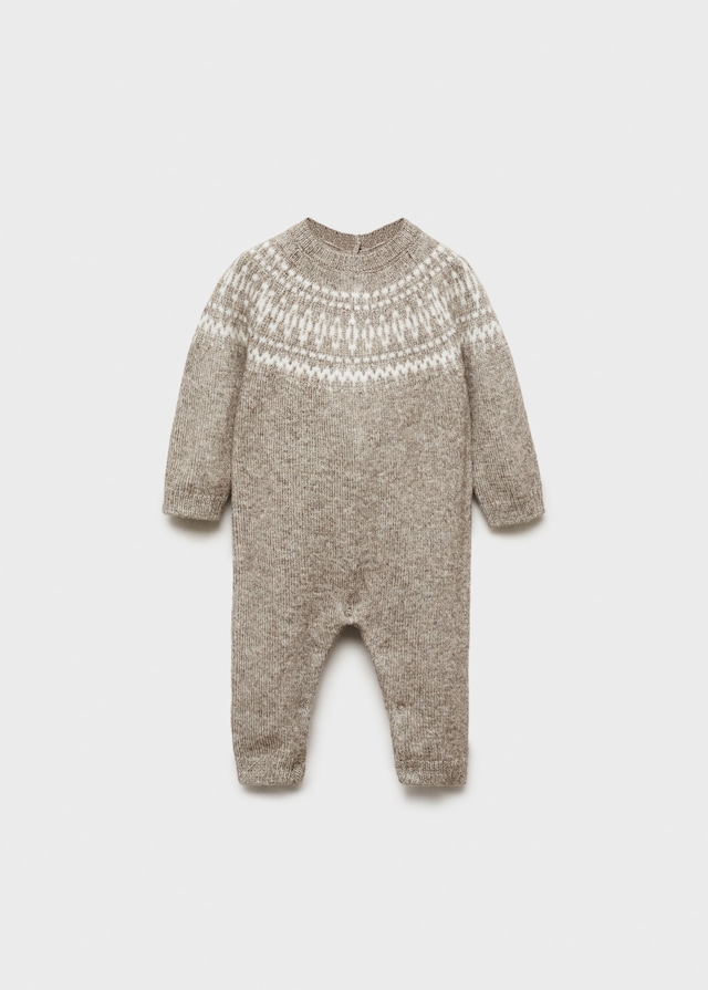 Mango Jacquard-Jumpsuit