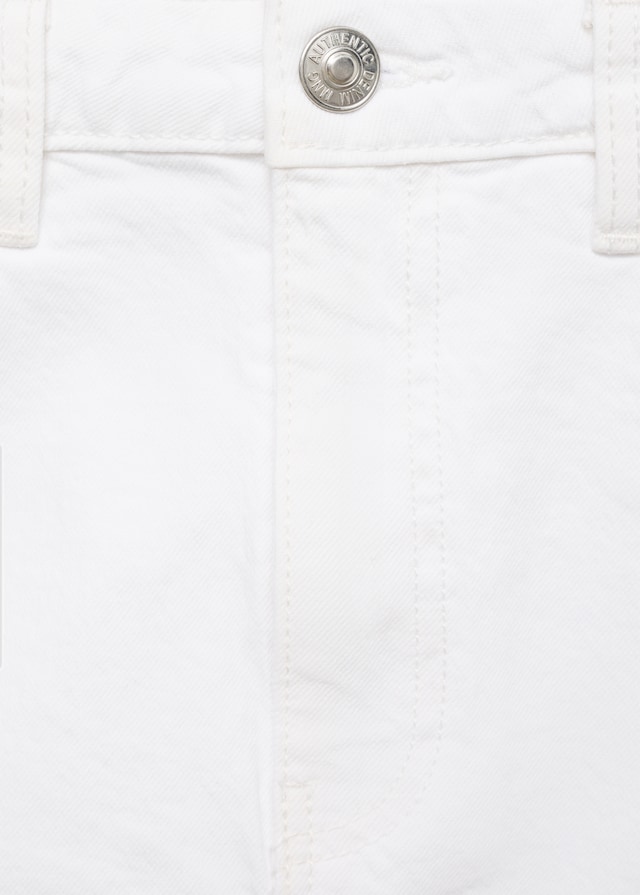 Mango Jeans-Minirock Mit Ausgefranstem Saum