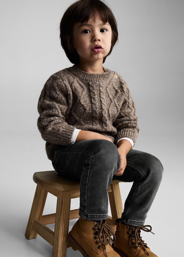 Mango Jeans Mit Stretchbund Und Kordel