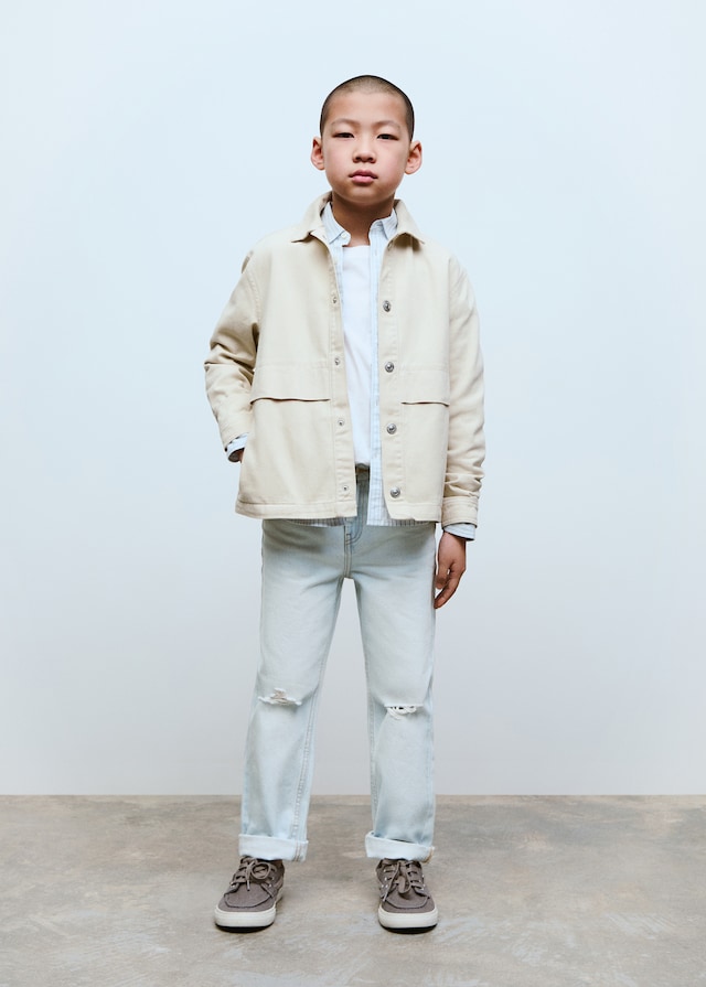 Mango Jeans Mit Zierrissen