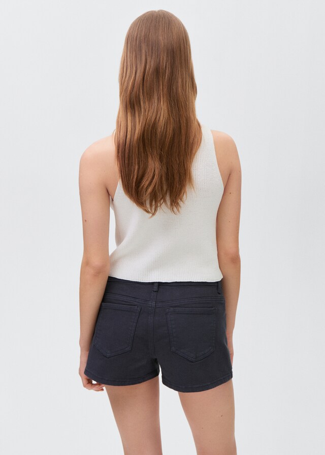 Mango Jeans-Shorts Mit Hoher Taille
