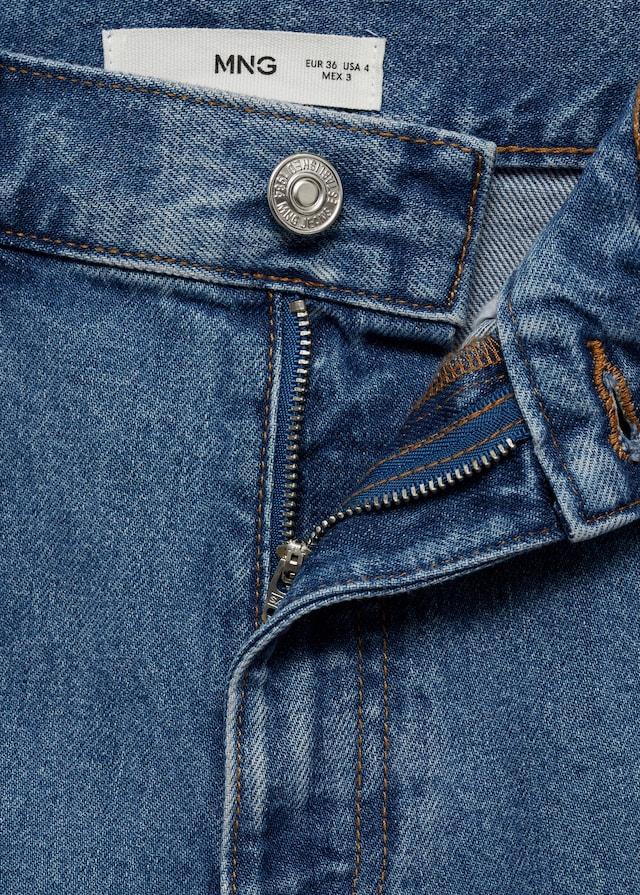 Mango Jeans-Shorts Mit Hoher Taille