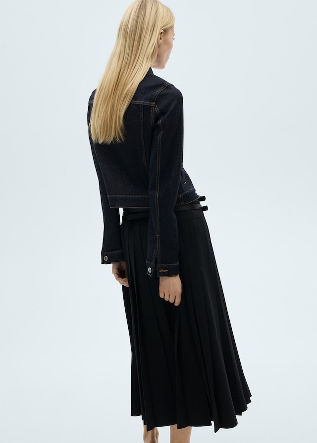 Mango Jeansjacke Mit Taschen