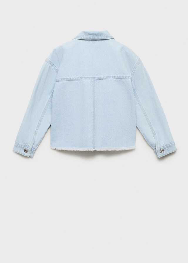 Mango Jeansjacke Mit Taschen