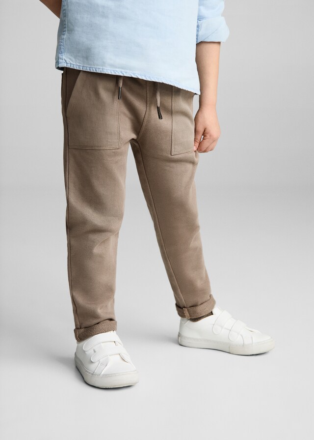Mango Jogger-Hose aus Baumwolle