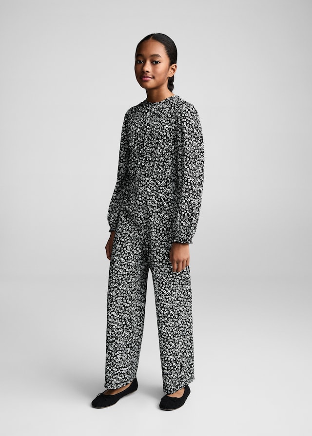 Mango Jumpsuit Mit Blumenmuster