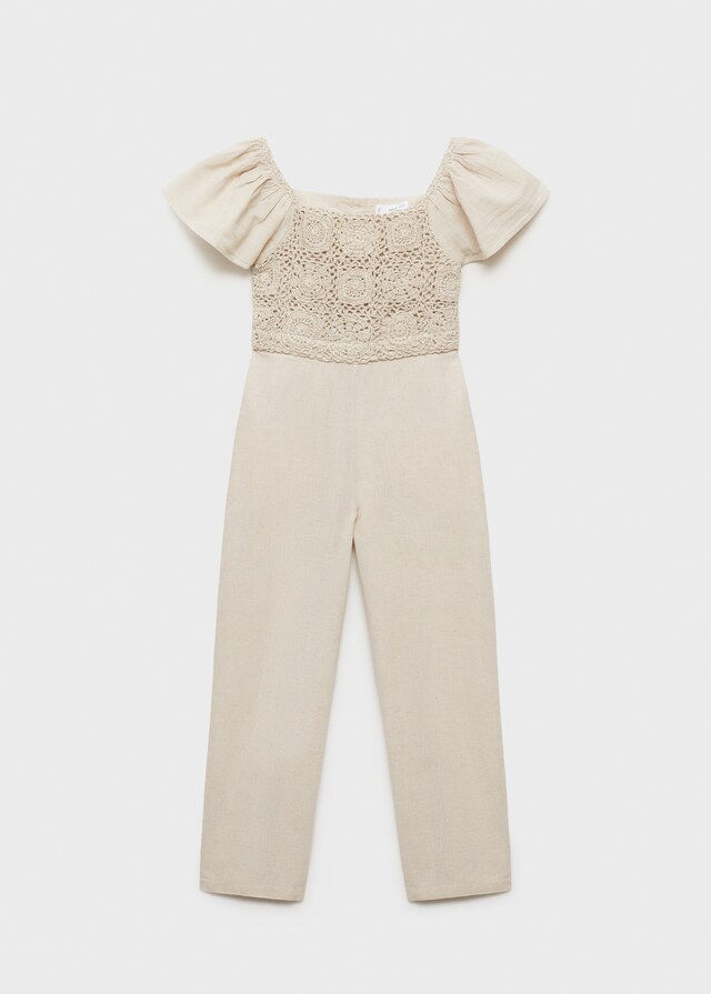 Mango Jumpsuit Mit Häkel-Detail