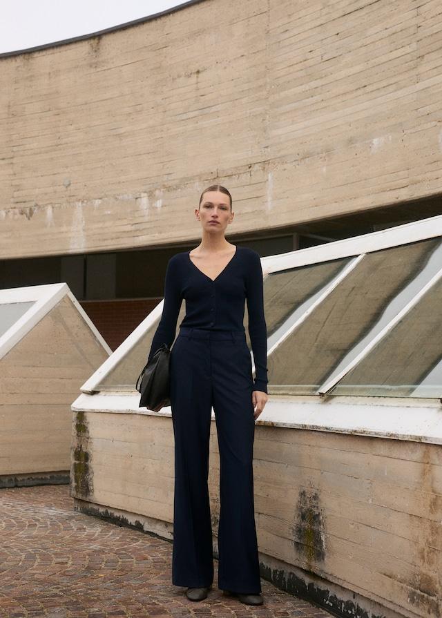 Mango Jumpsuit Mit Kontrastoberteil