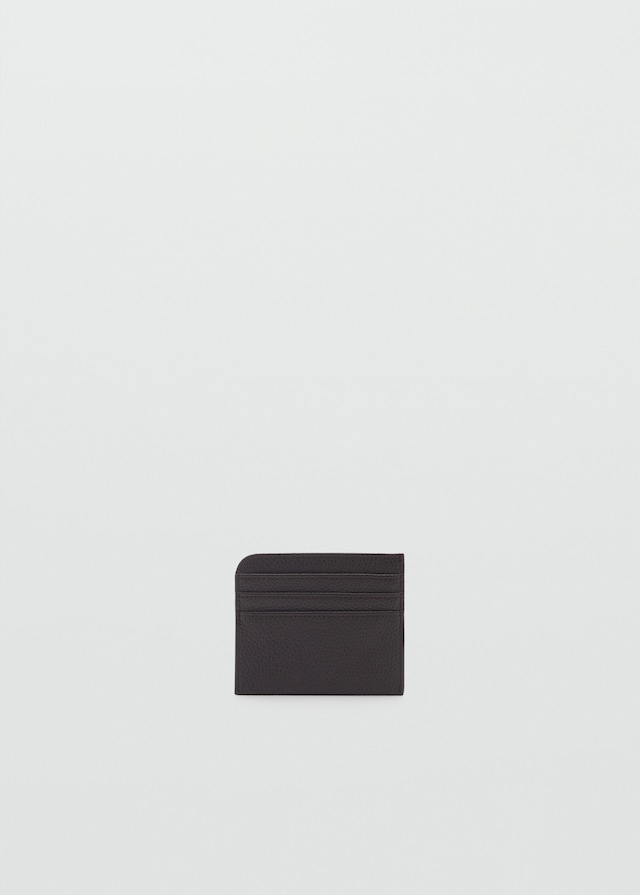 Mango Kartenetui Aus Narbenleder