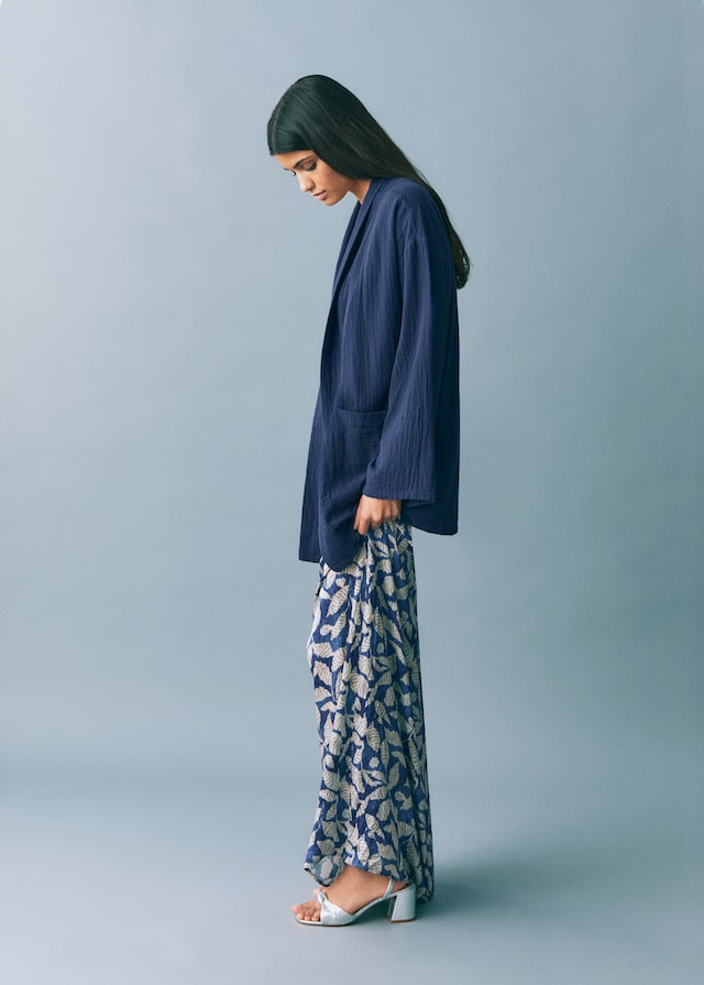 Mango Kimono-Jacke Bambula