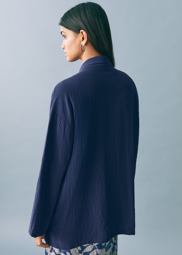 Mango Kimono-Jacke Bambula