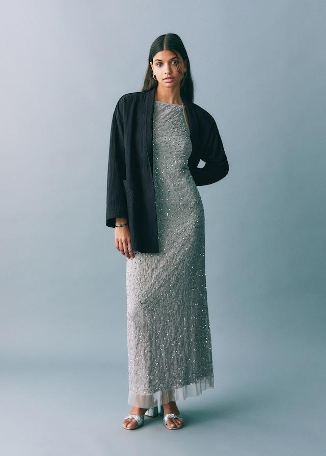 Mango Kimono-Jacke Bambula