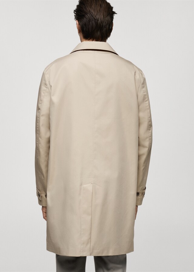 Mango Klassischer Wasserabweisender Trenchcoat