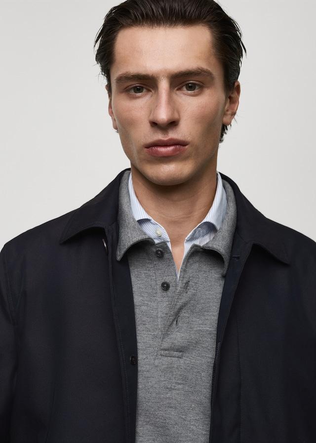 Mango Klassischer Wasserabweisender Trenchcoat