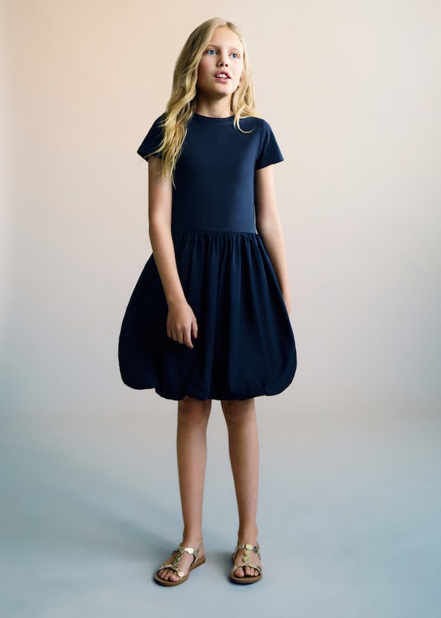 Mango Kleid Mit Ballonrockteil