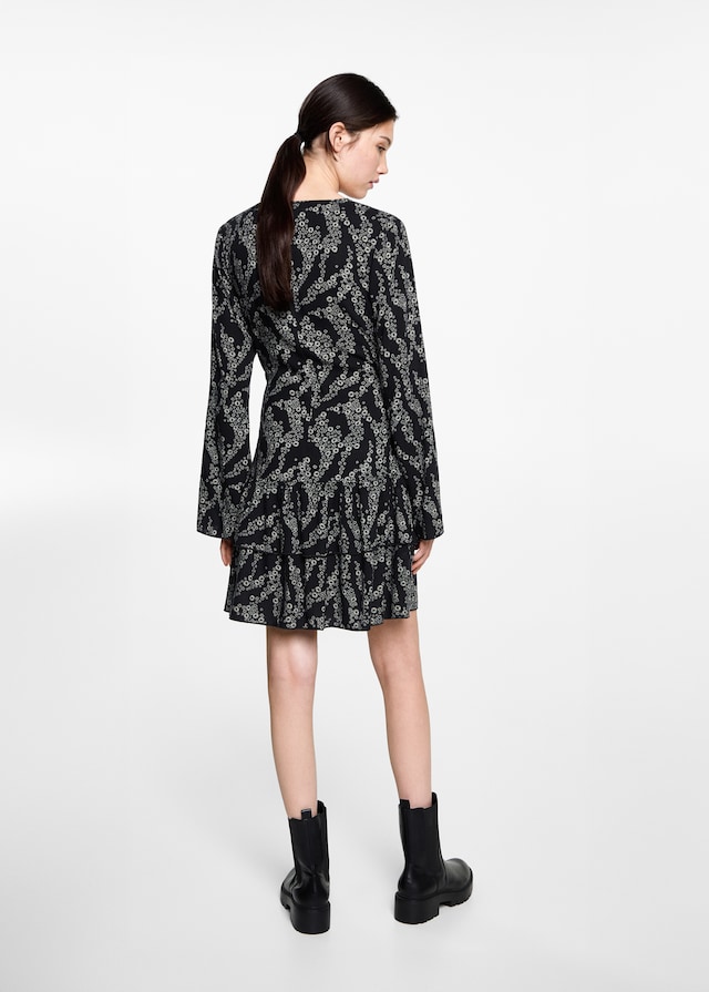 Mango Kleid Mit Blumendruck