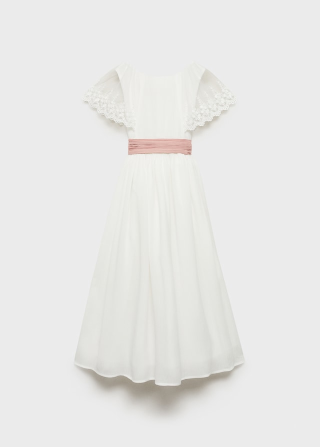 Mango Kleid Mit Gestickten Details