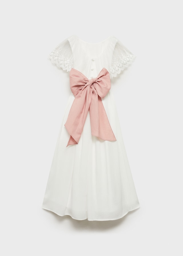 Mango Kleid Mit Gestickten Details