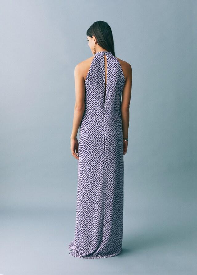 Mango Kleid Mit Halfterkragen