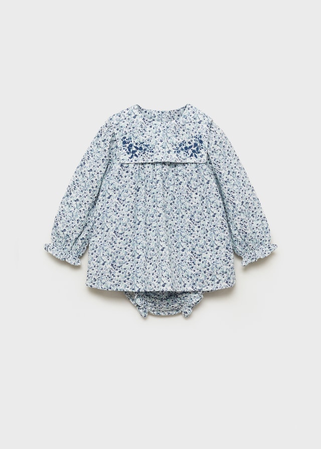 Mango Kleid Und Höschen Aus Baumwolle Mit Rüschen