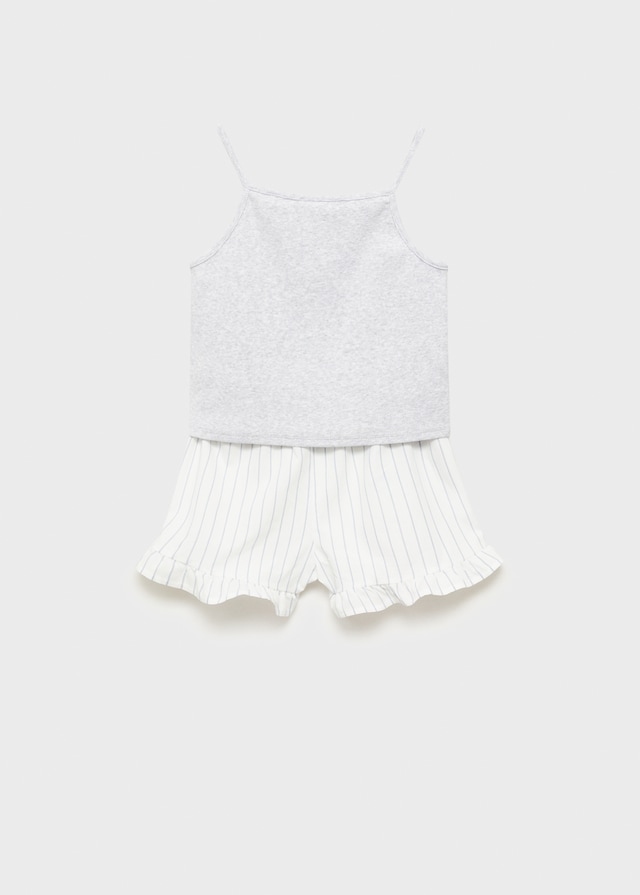 Mango Kombinierter Baumwollschlafanzug