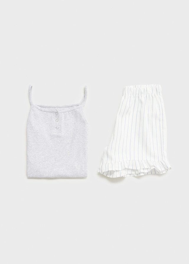 Mango Kombinierter Baumwollschlafanzug