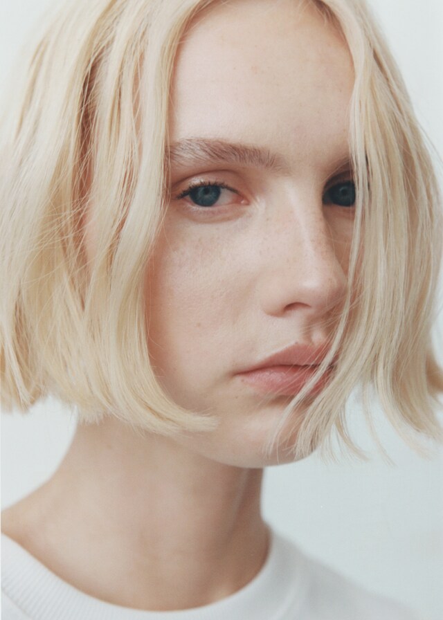 Mango Kurzärmliges Baumwoll-T-Shirt